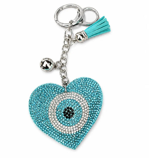 Eye Heart You Charm in Sky Blue