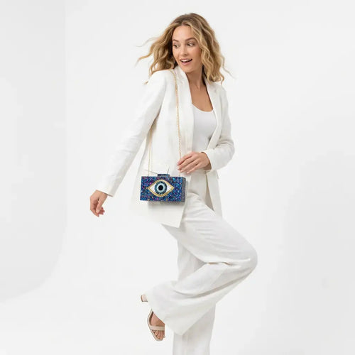 Eyes on Me Clutch