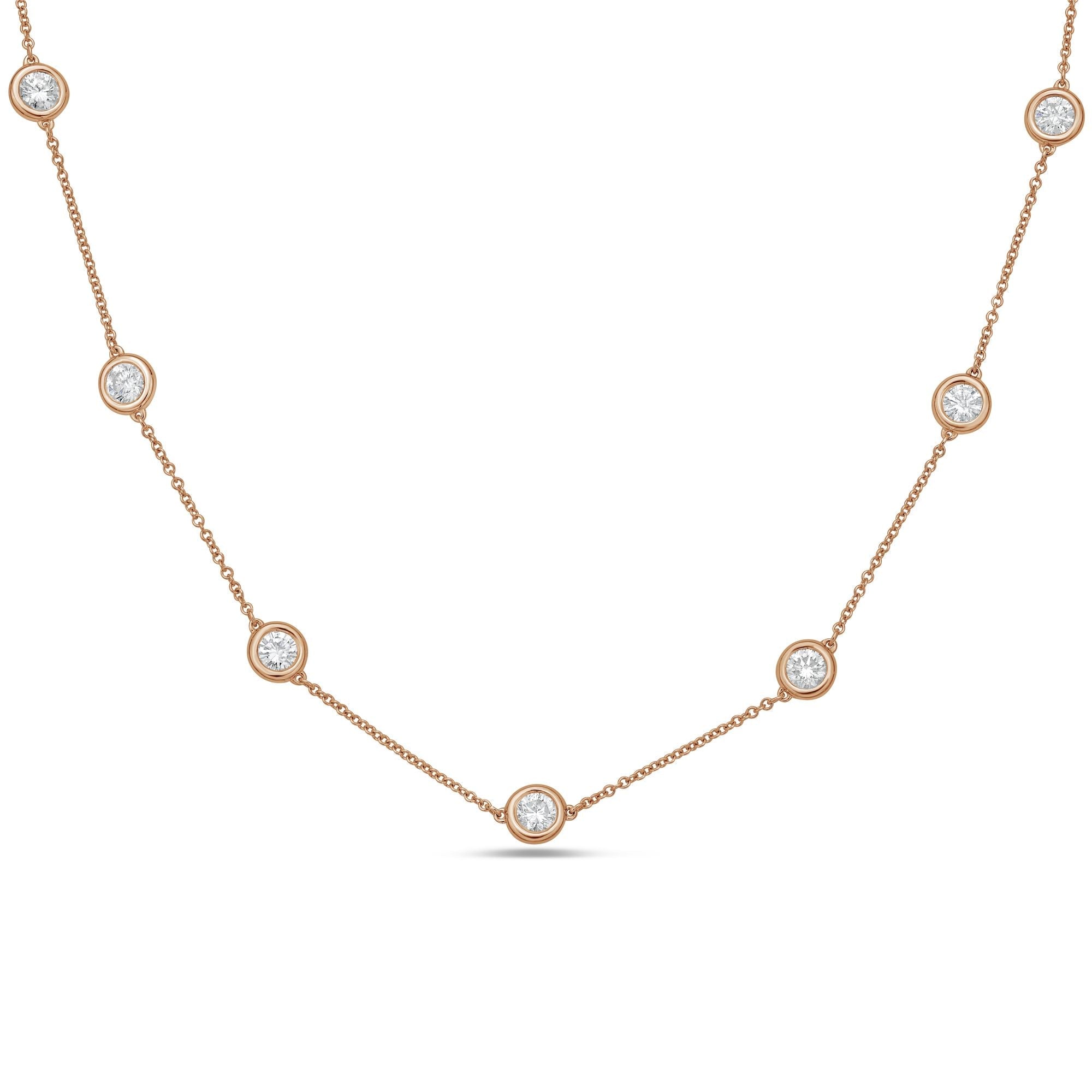 Lab Grown Diamonds By The Yard Opera Necklace