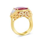 Ruby Three Stone Ring