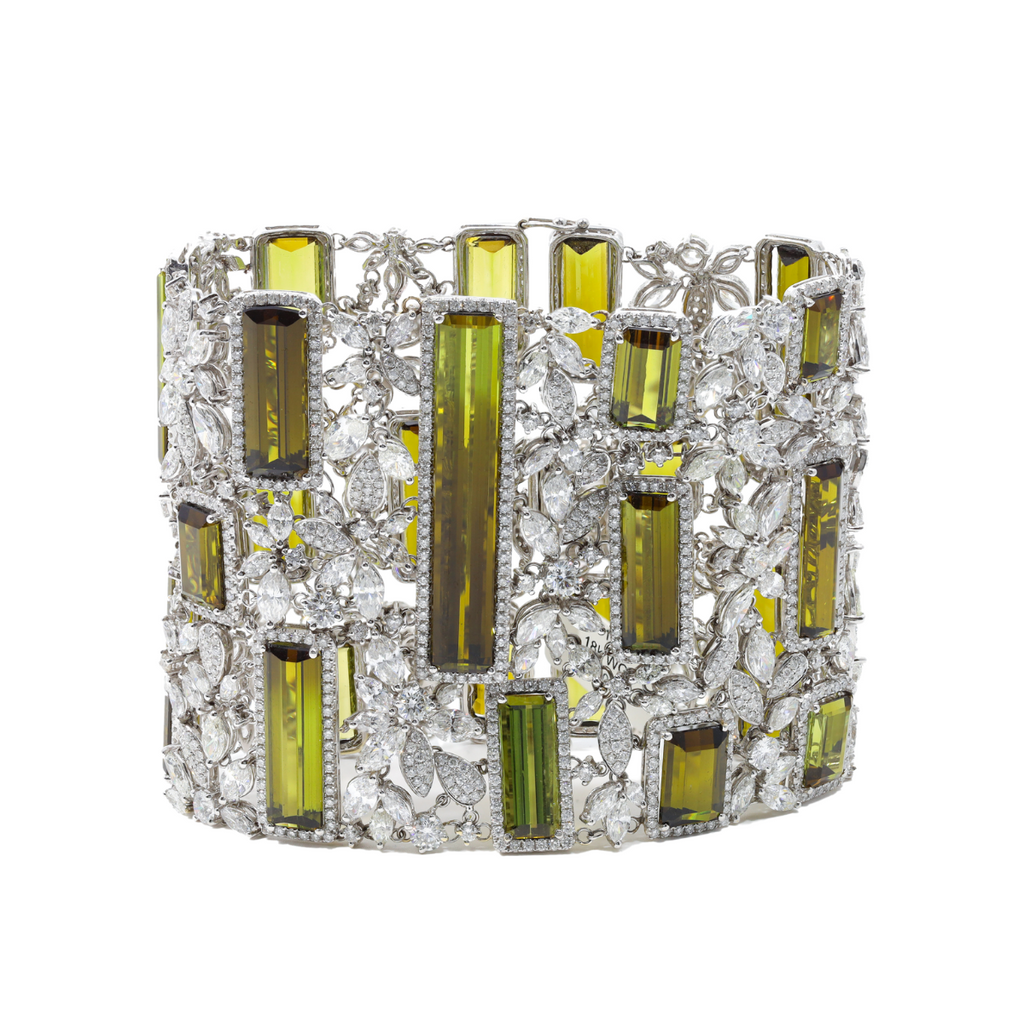 Peridot Diamond Bracelet