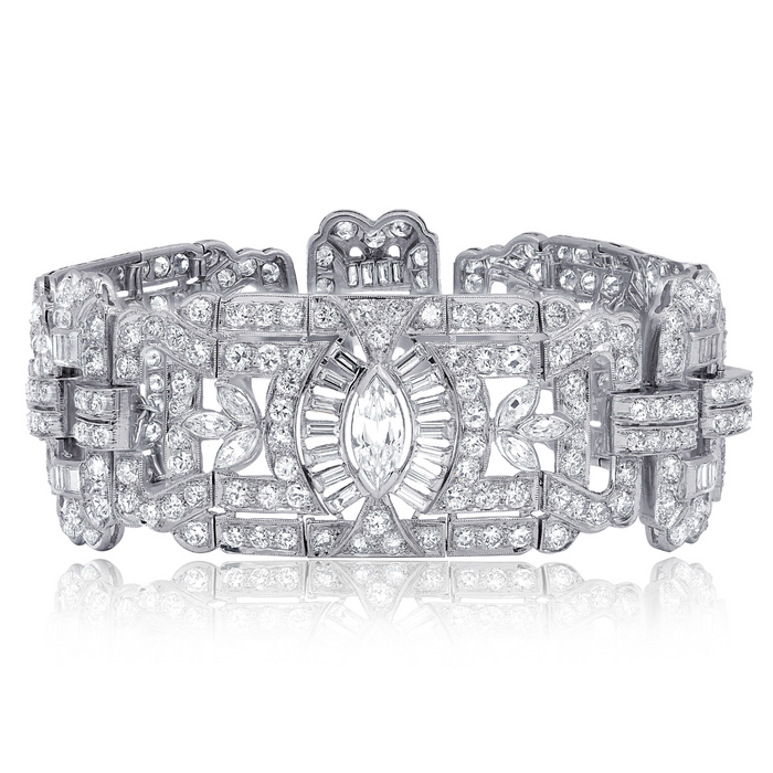 Art Deco Diamond Fashion Bracelet