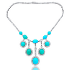 Turquiose Diamond Necklace