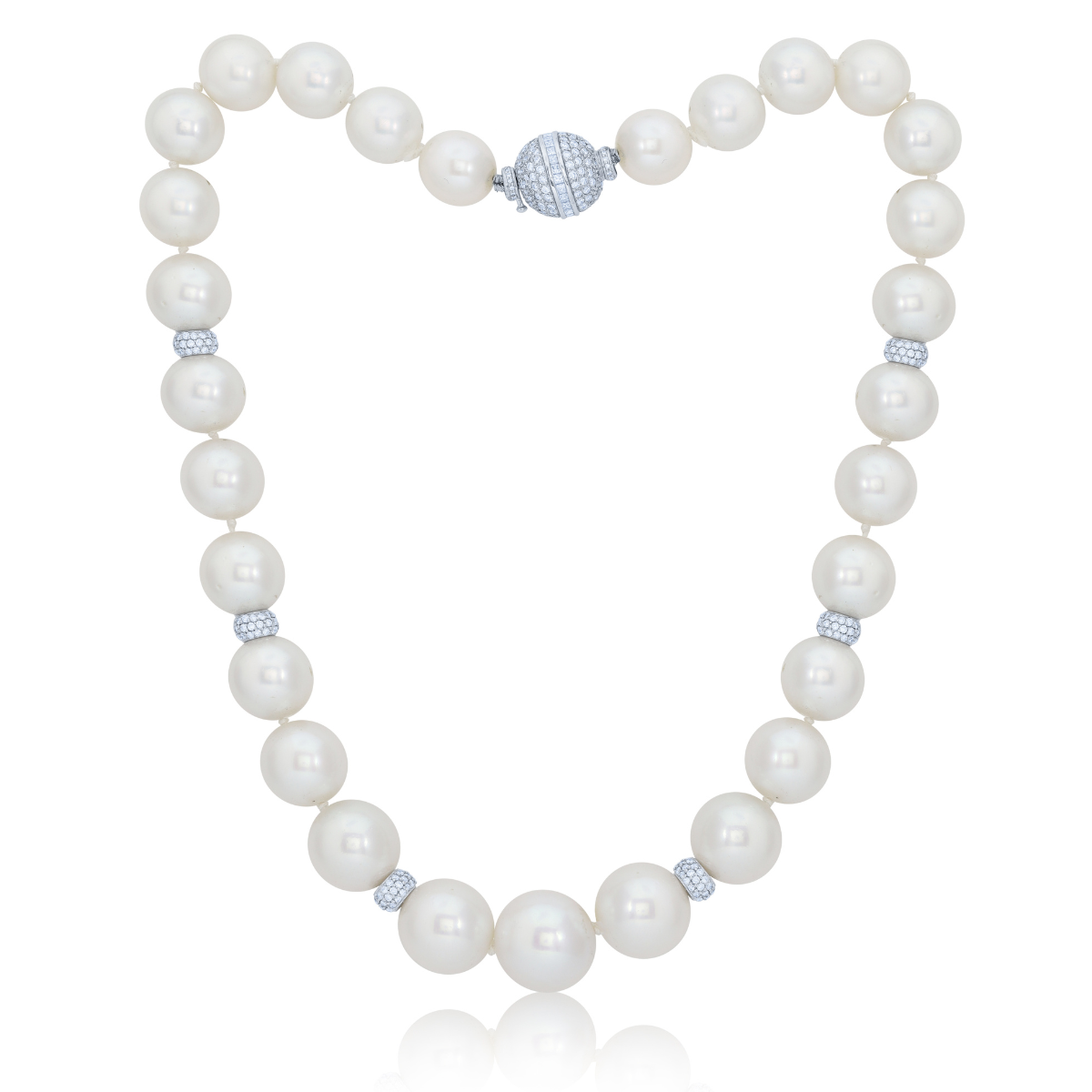 Pearl and Diamond Necklace