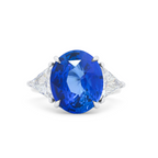 Oval Sapphire Diamond Ring