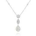 12.63cts Multi-Shaped Diamond Halo Pendant