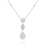 12.63cts Multi-Shaped Diamond Halo Pendant