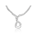 27.90cts Diamond Loop Necklace
