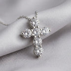 Faith 3 Carat Cross Necklace