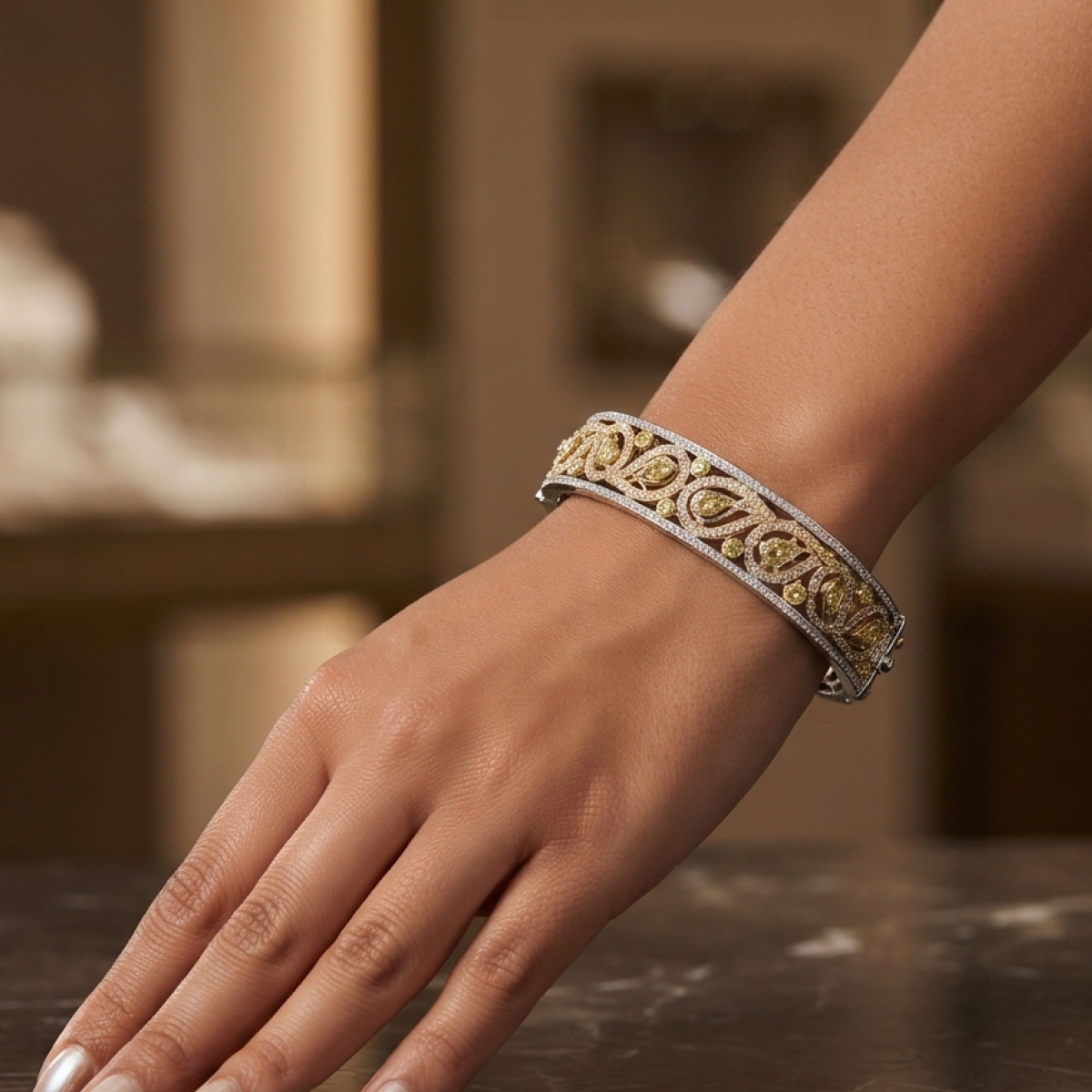 Diamond Bangle