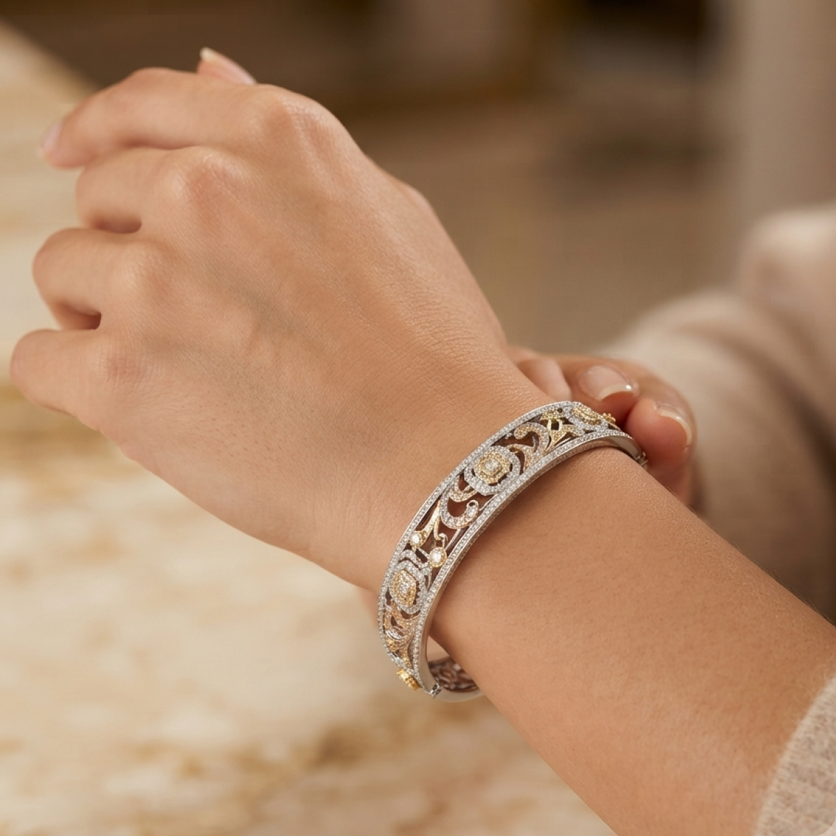 Diamond Bangle