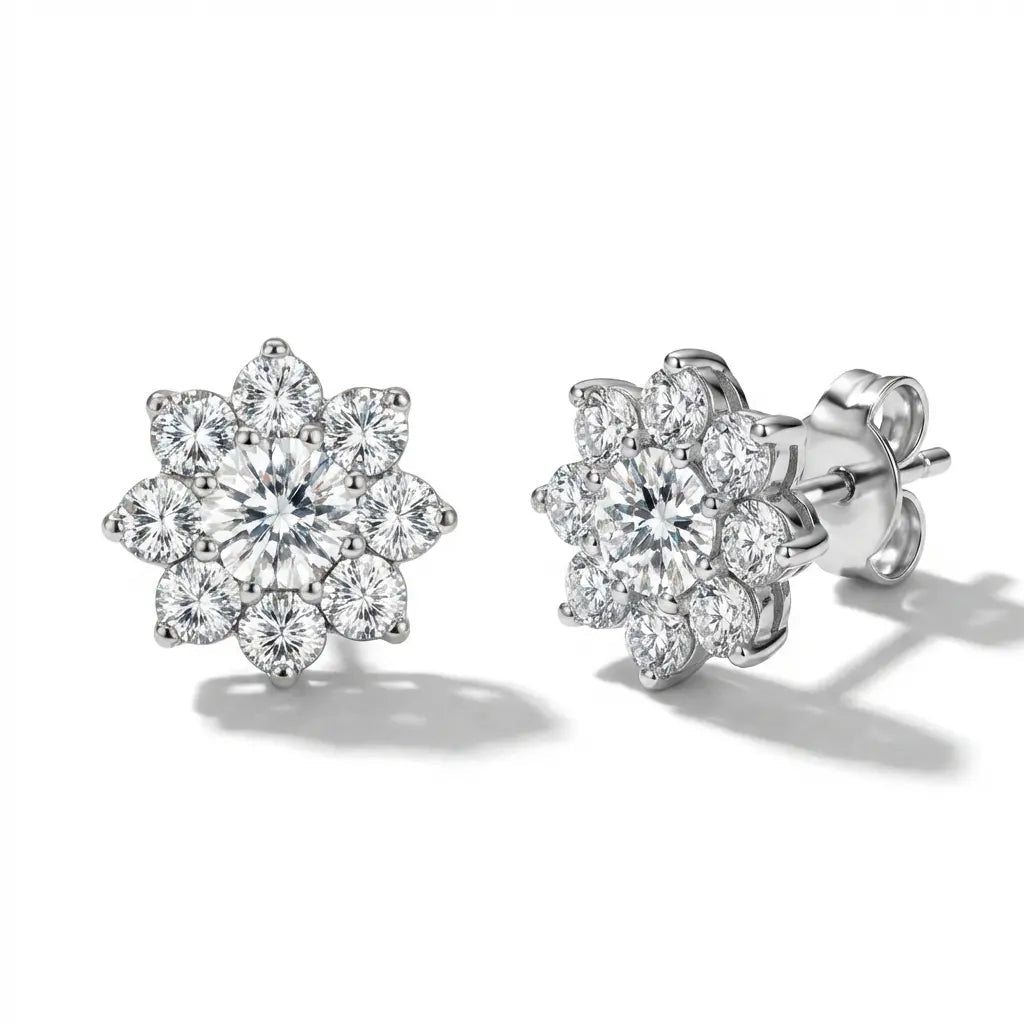 Flower Stud Earrings by AZ Essentials