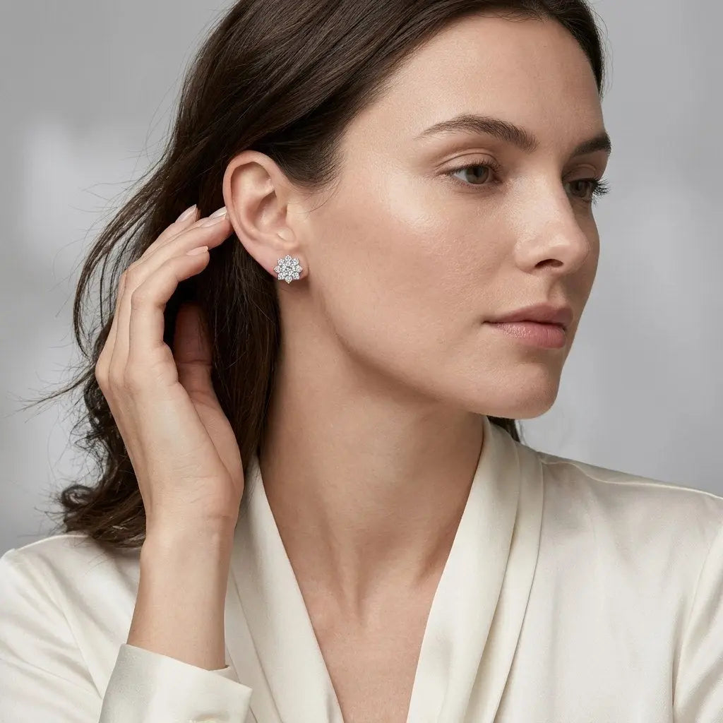 Flower Stud Earrings by AZ Essentials