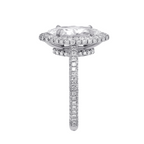2.0ct Marquise Cut Surrounded by 1.2cts of Diamonds Ring