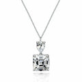 Gabriella 5 Carat Asscher Cut Necklace