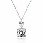 Gabriella 5 Carat Asscher Cut Necklace