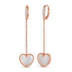 Gem Inlay Motif Earring Dangles