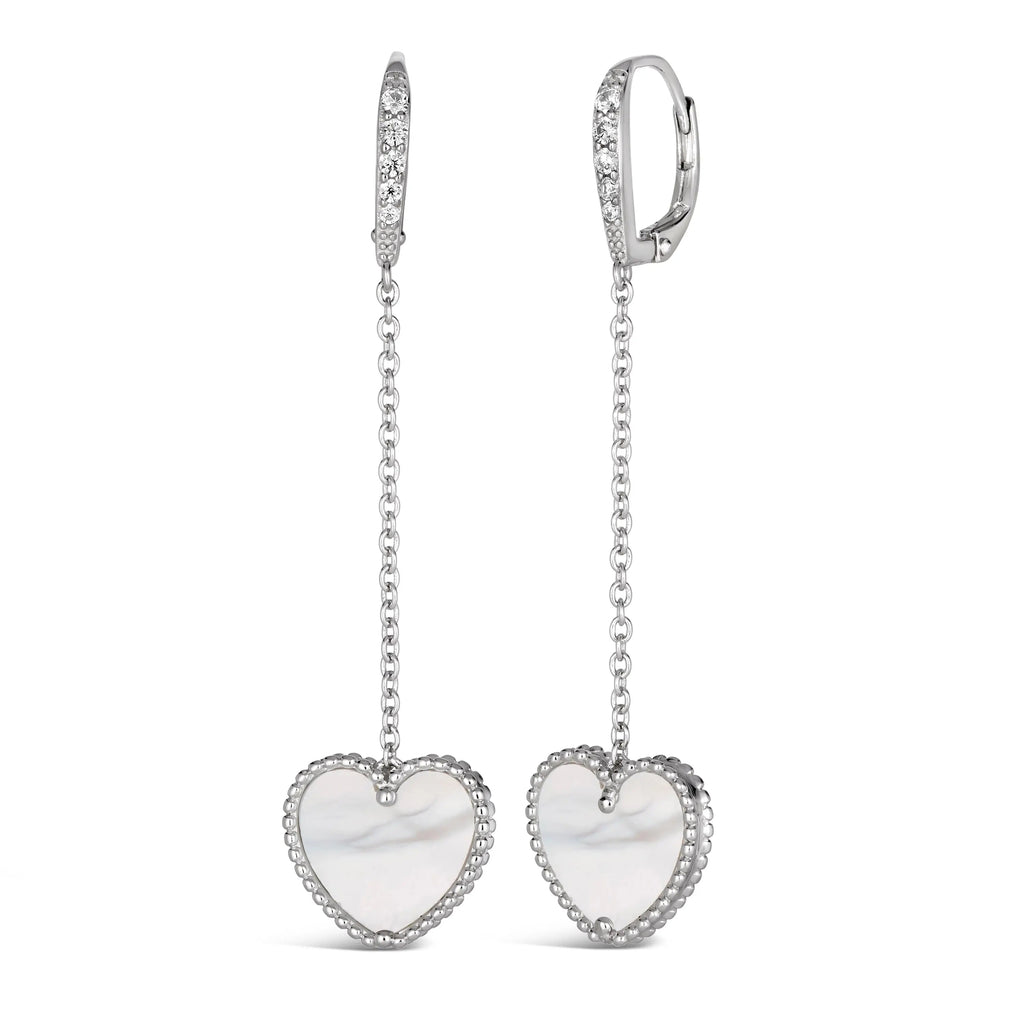 Gem Inlay Motif Earring Dangles