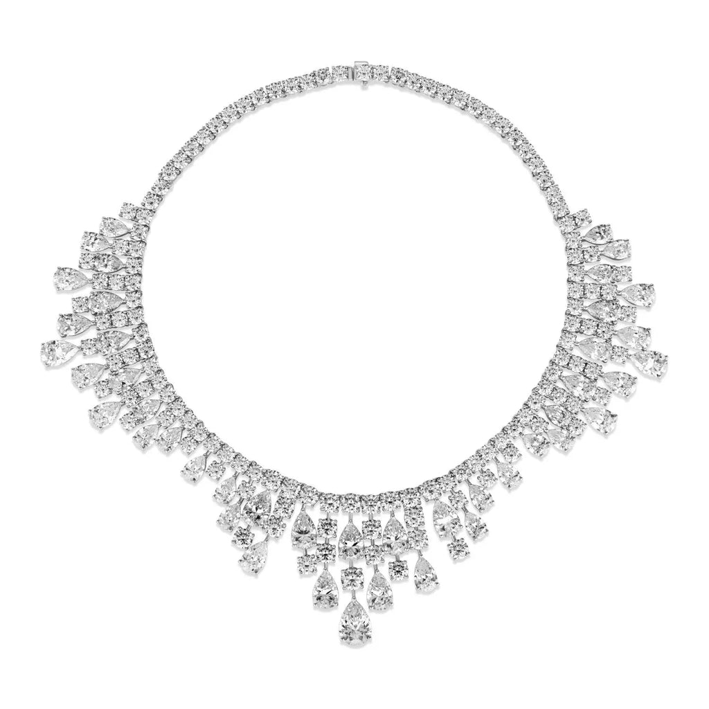 Getty Diamond Crystalline Statement Necklace