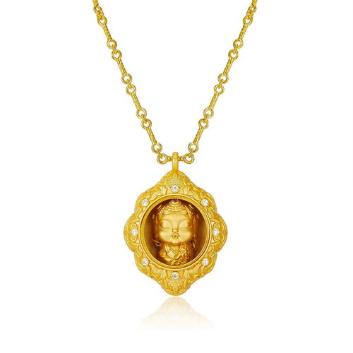 Golden Budha Necklace