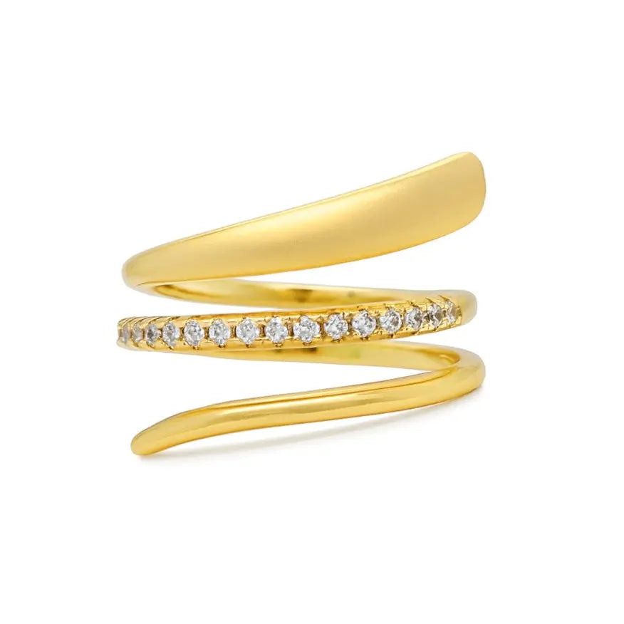 Golden infinity ring