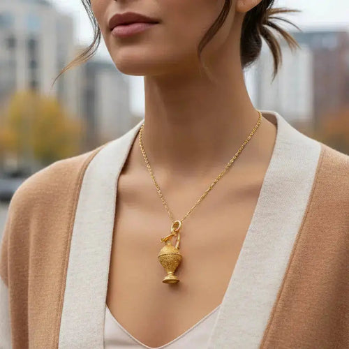 Golden Lotus Necklace