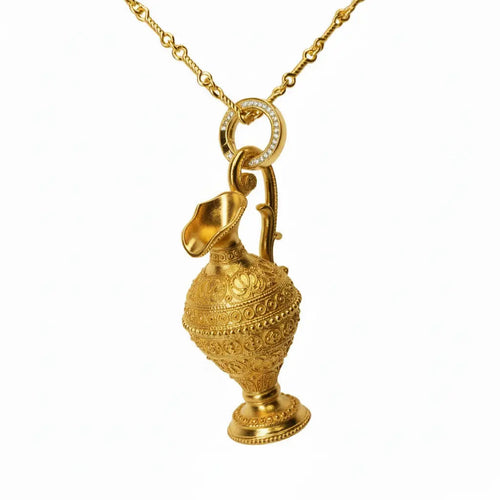 Golden Lotus Necklace