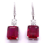 Gracie Lou Emerald Cut Statement Drops