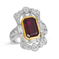 Great Gatsby Vintage Ring in Ruby