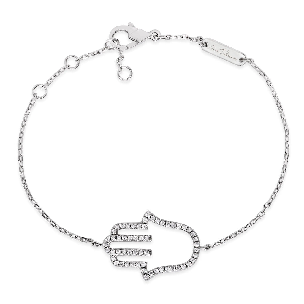 Hamsa Skinny Bracelet