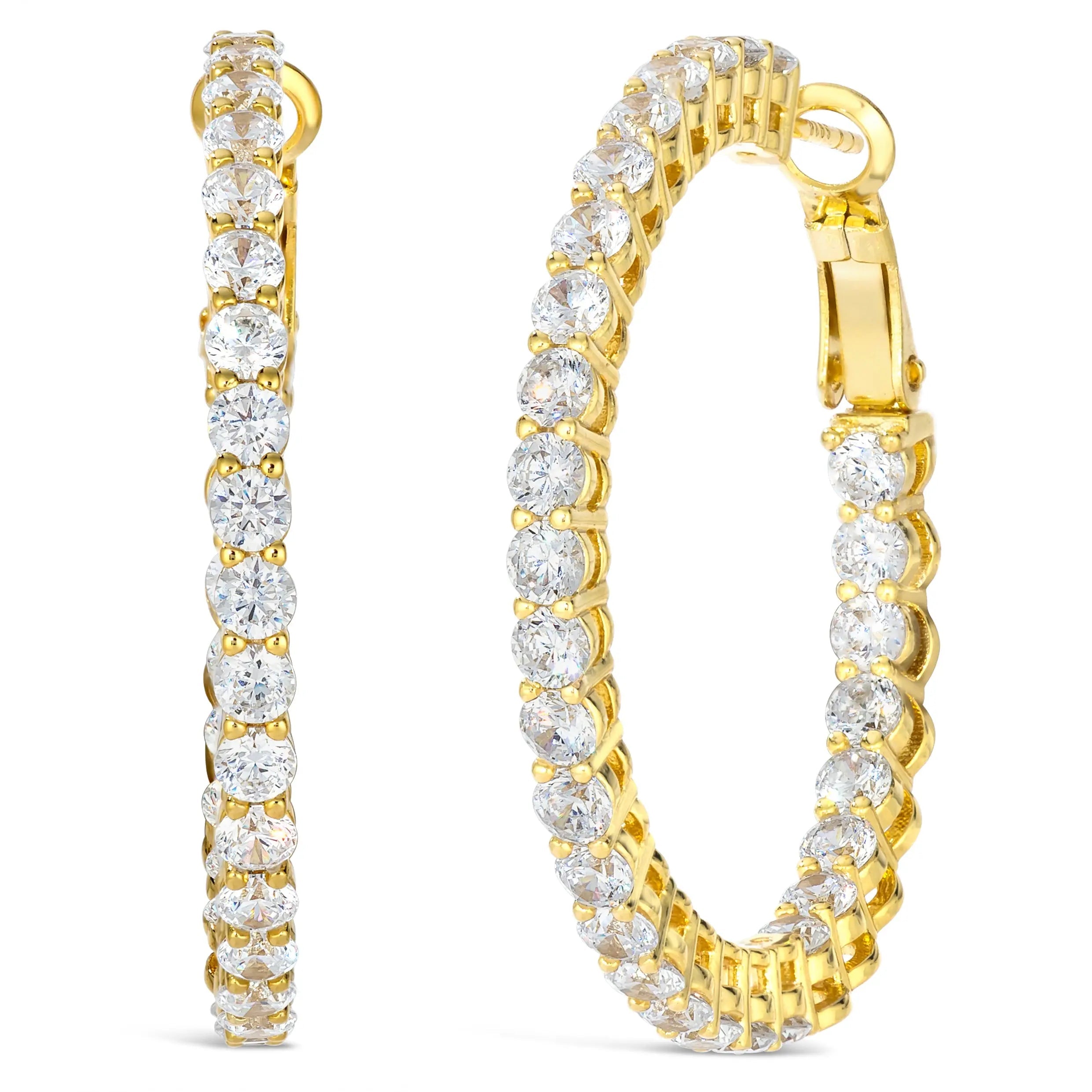 Happy Hour 6 Carat Hoops by Kathy Hilton