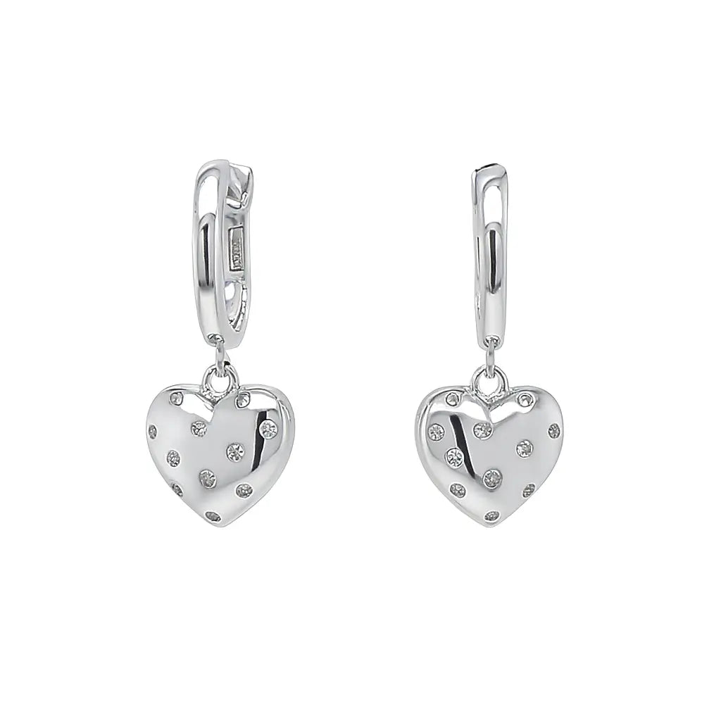 Heart Throb Drops in Platinum