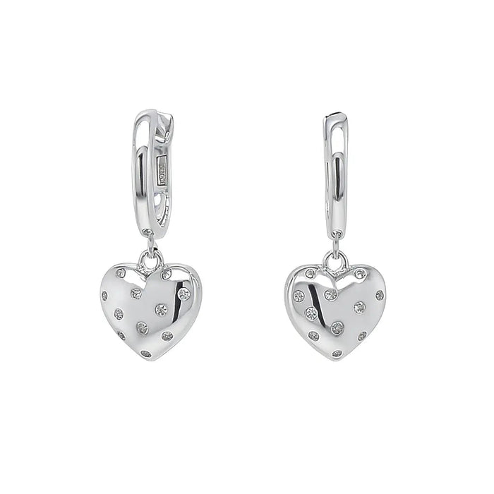 Heart Throb Drops in Platinum