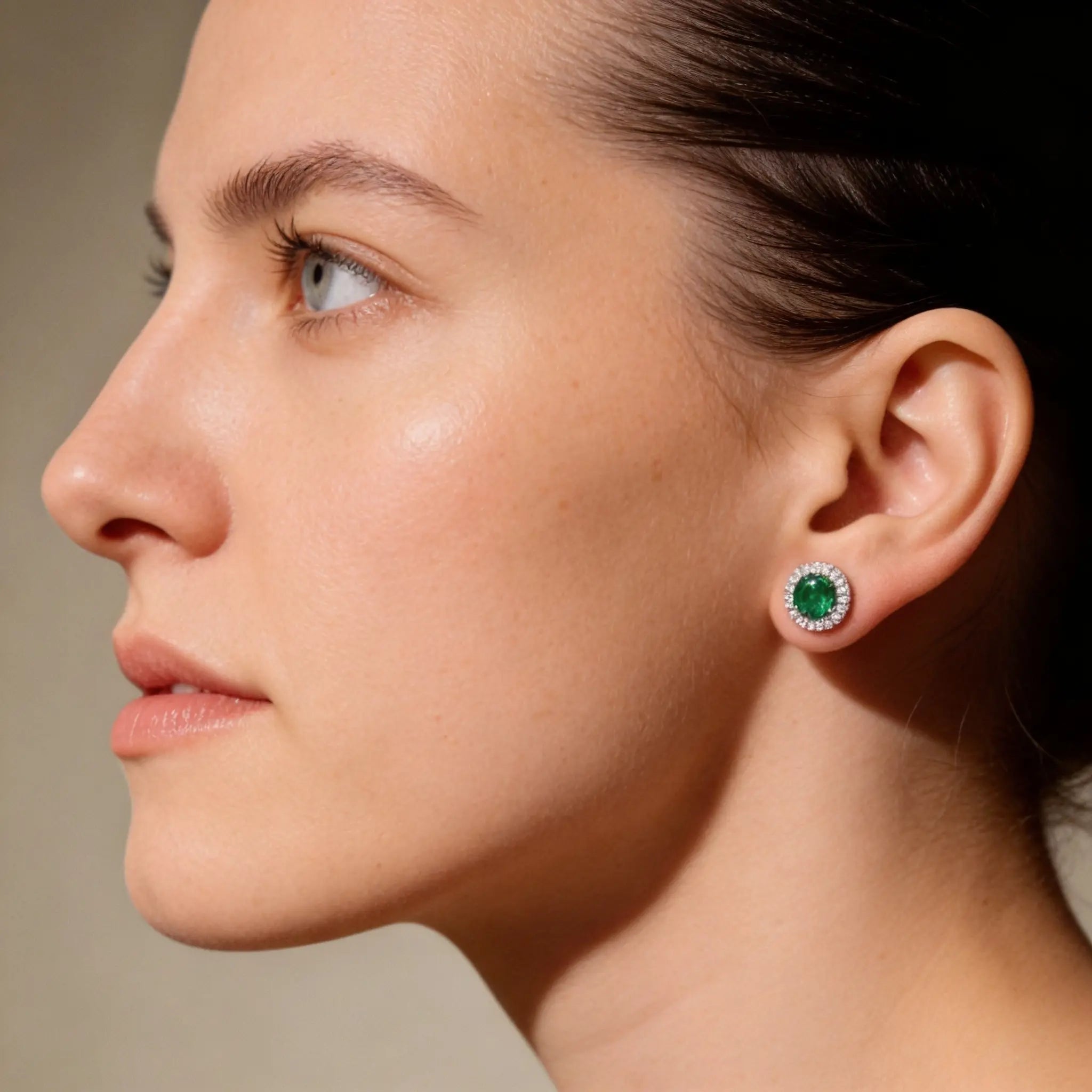 Heavenly Нalo Studs by Thalia