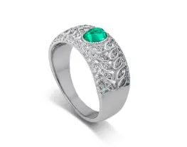 Emerald Braid Band