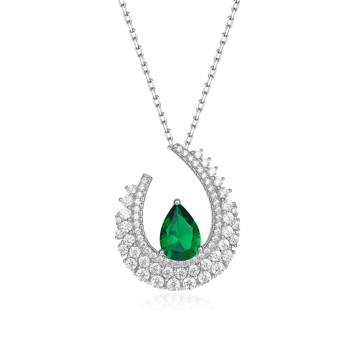 High Society Necklace in Emerald