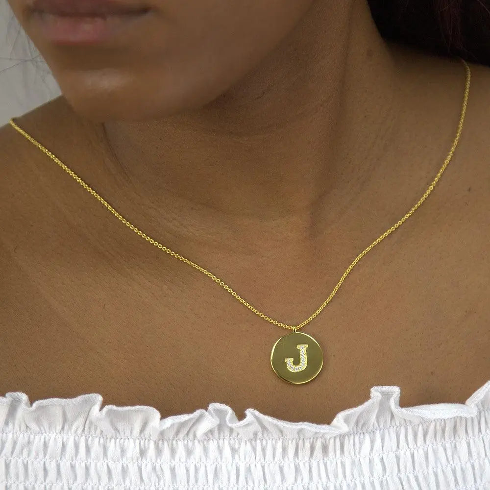 House of Luxury Initial Necklace