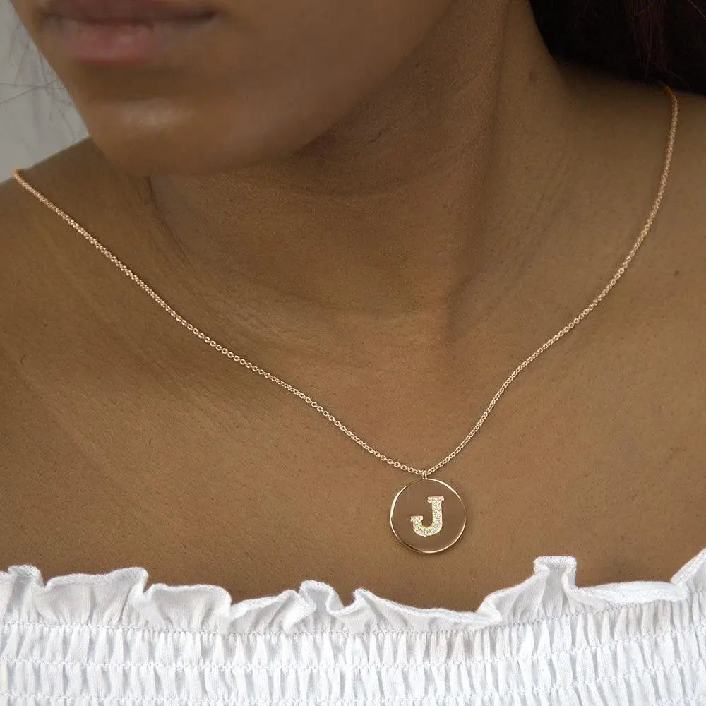 House of Luxury Initial Necklace