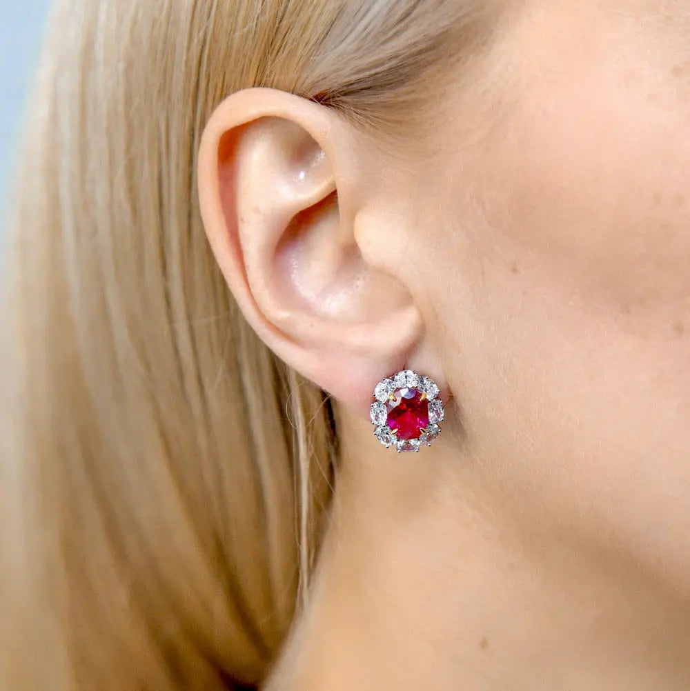 Humphrey Ruby Earrings