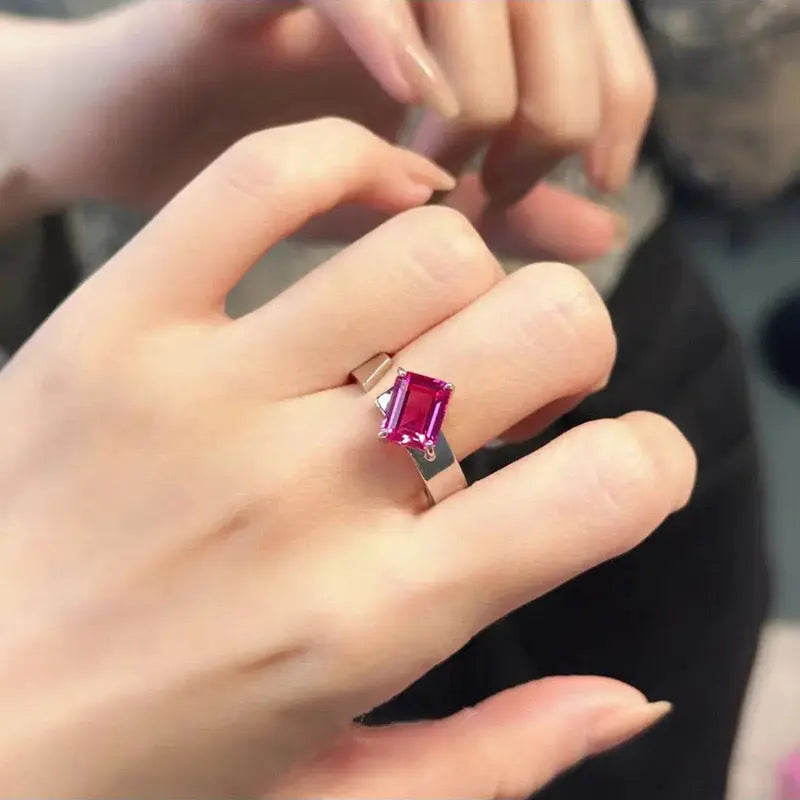 Pink Sapphire Bypass Ring