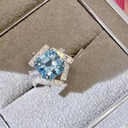 Aquamarine Tide Ring