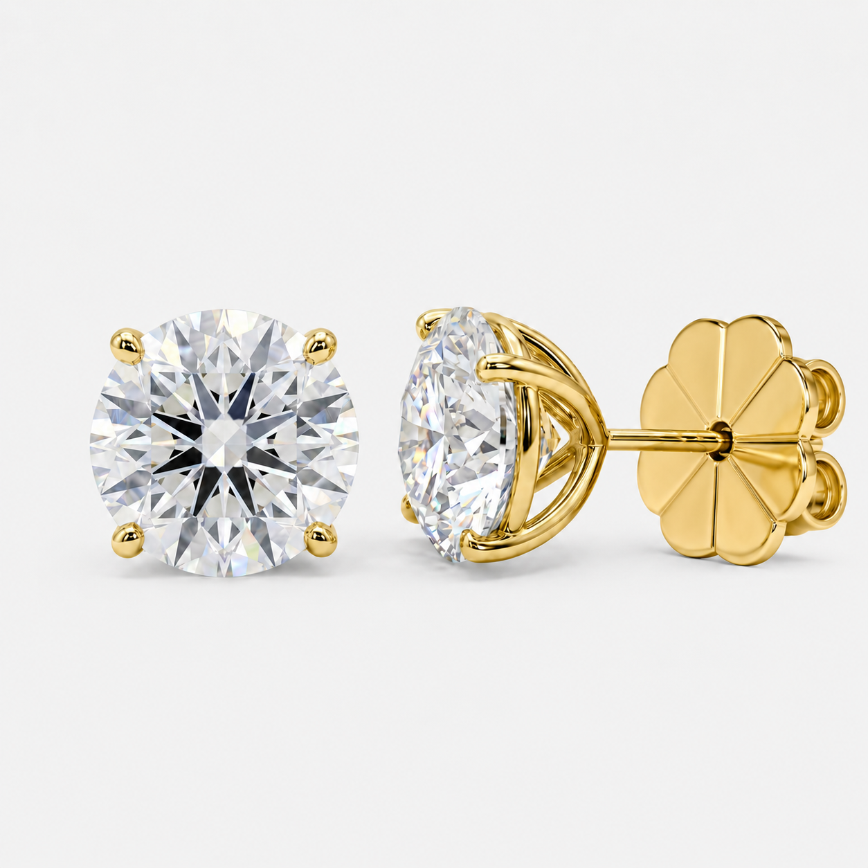 Just Like Diamonds Only Better Studs 8 Carats