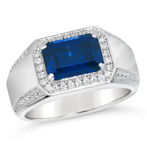Jagger Gemstone Ring in Blue Sapphire