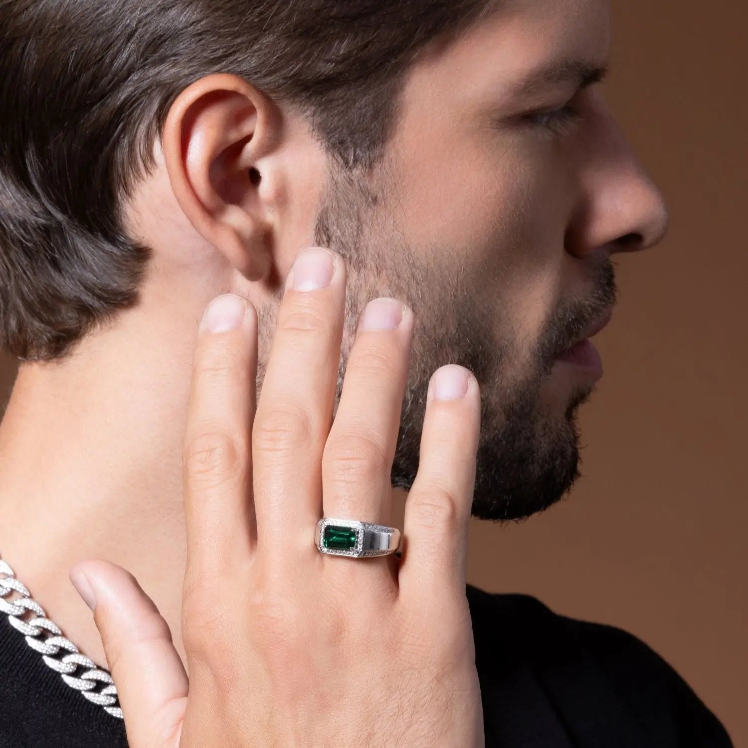 Jagger Gemstone Ring in Blue Sapphire