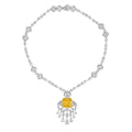 Johana Diamond Crystalline Statement Necklace