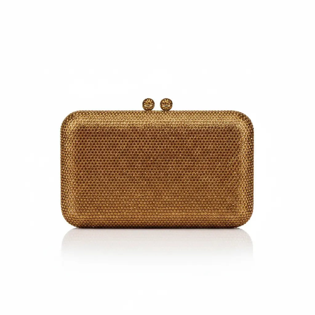 Joie de Vivre Clutch in Brown
