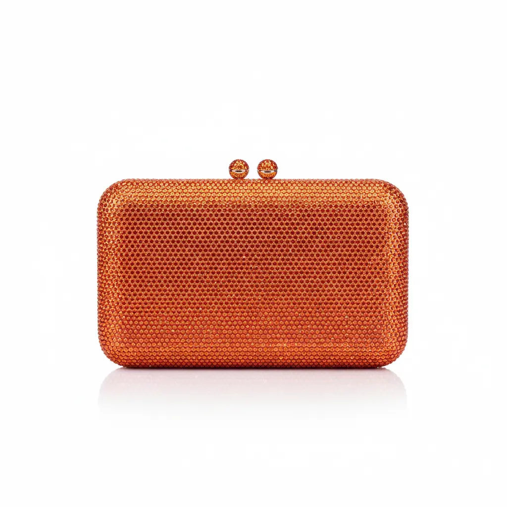 Joie de Vivre Clutch in Orange