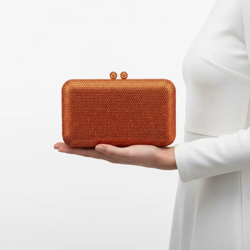 Joie de Vivre Clutch in Orange