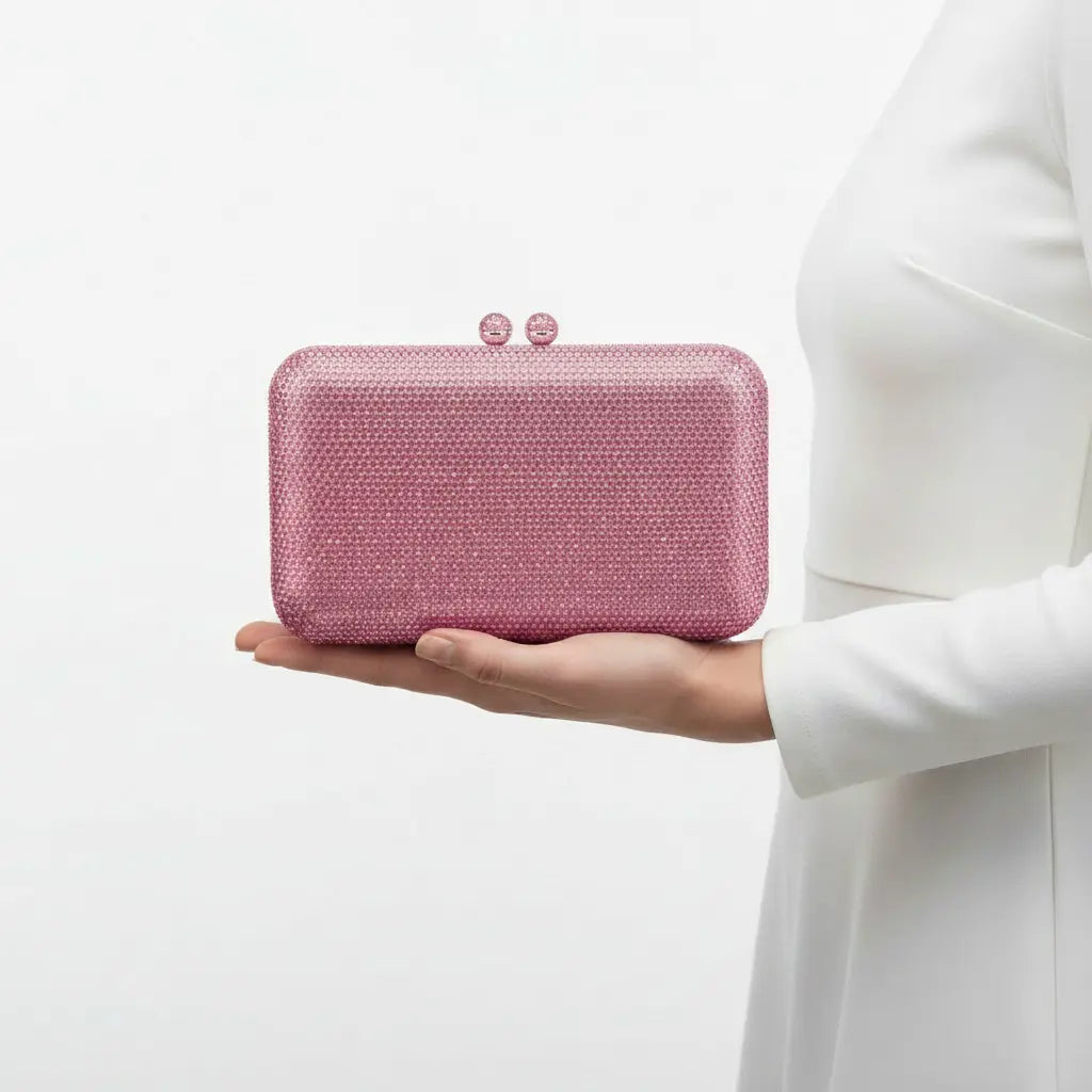 Joie de Vivre Clutch in Pink