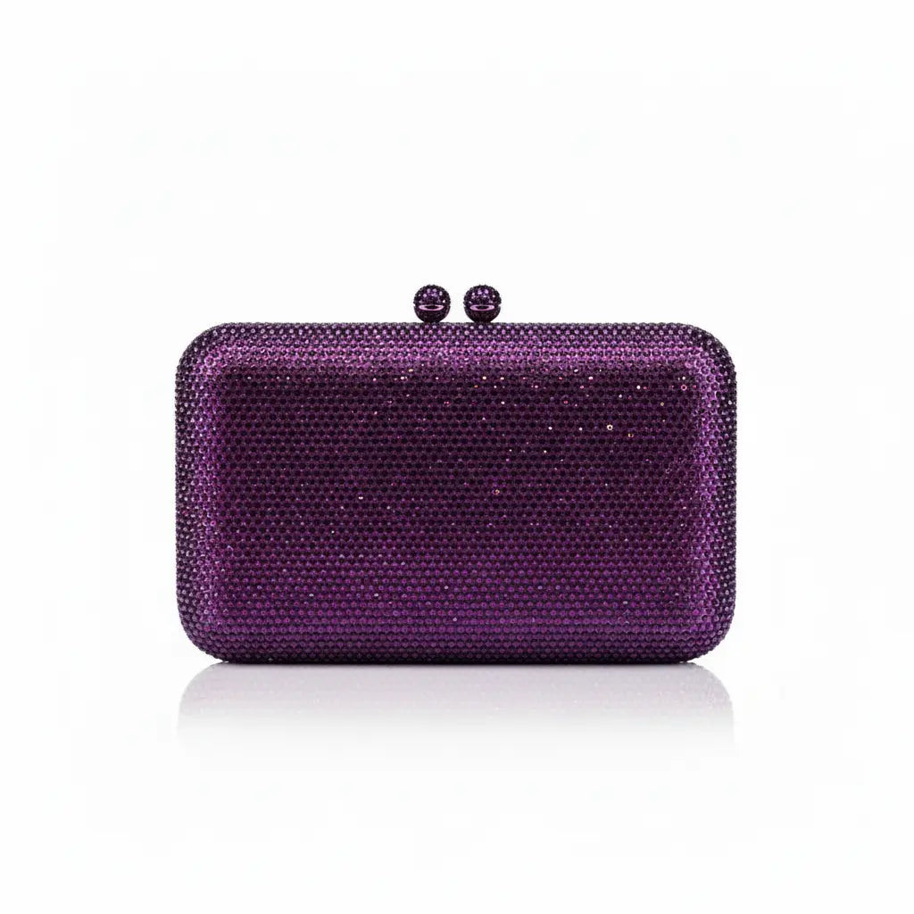 Joie de Vivre Clutch in Purple